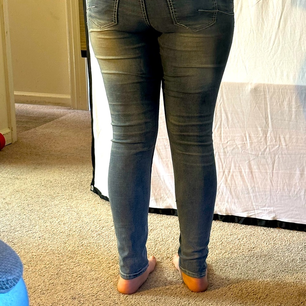 Twenty one  black by Rue 21 booty jeans size 9-10 . Padded butt jeans